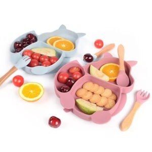 silicone baby plate